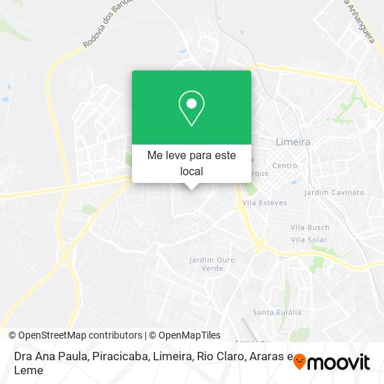 Dra Ana Paula mapa