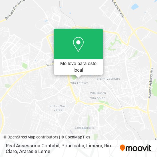 Real Assessoria Contabil mapa