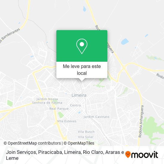 Join Serviços mapa