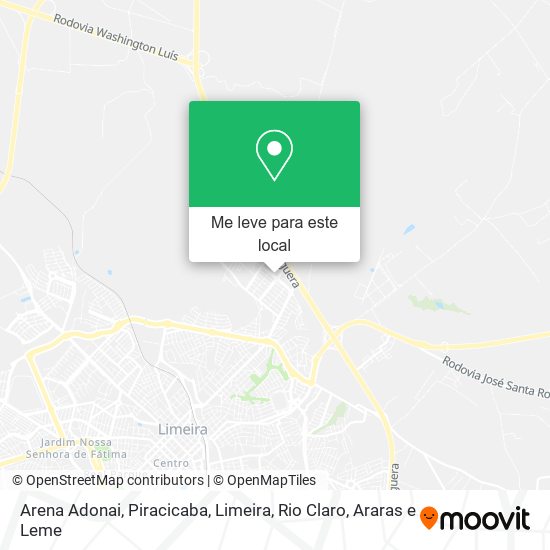 Arena Adonai mapa