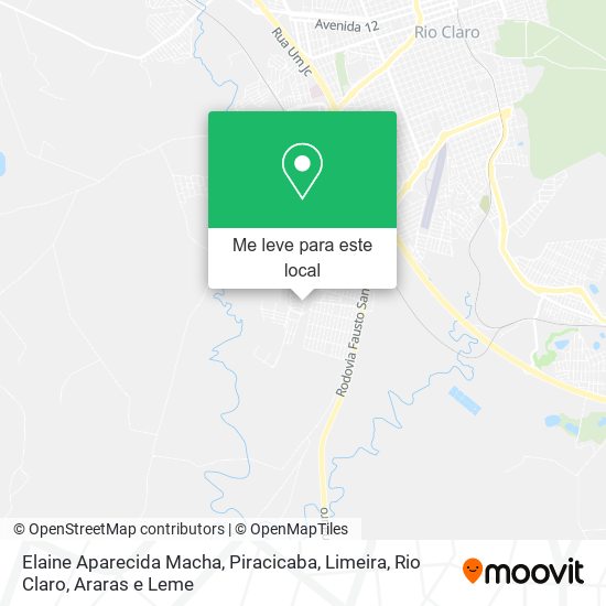 Elaine Aparecida Macha mapa