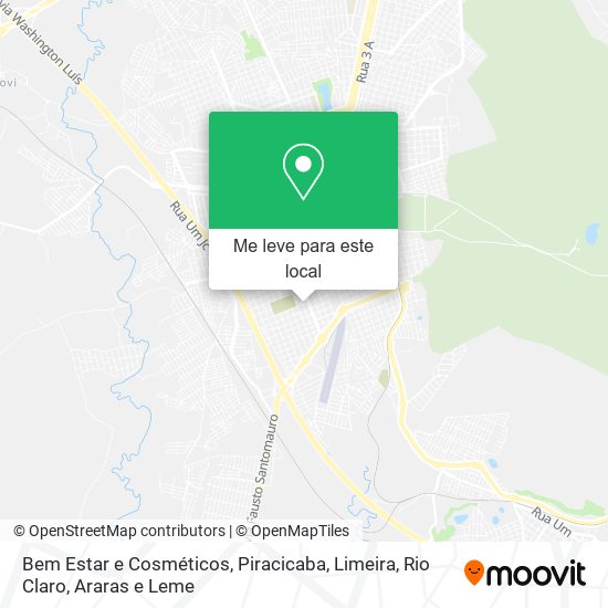 Bem Estar e Cosméticos mapa