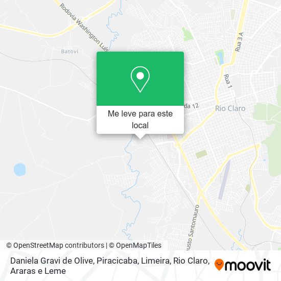 Daniela Gravi de Olive mapa