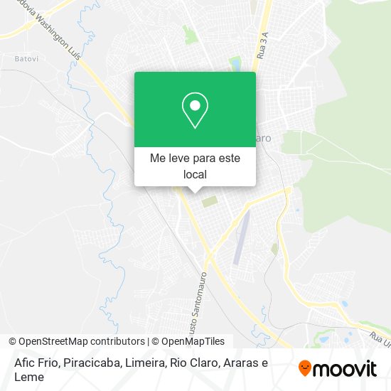 Afic Frio mapa