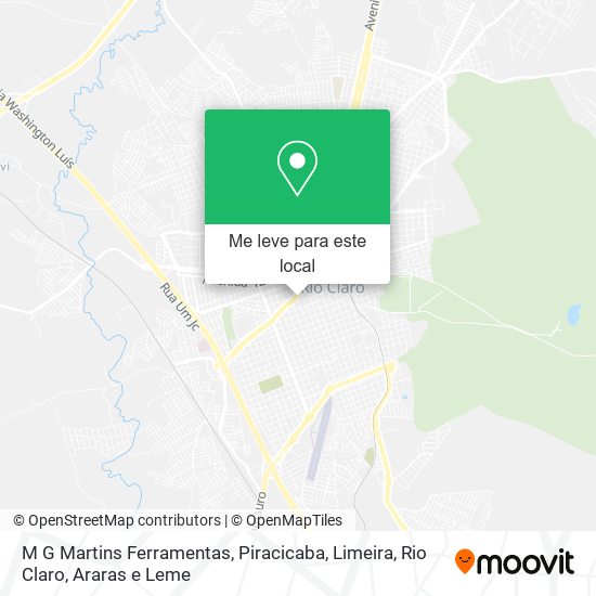 M G Martins Ferramentas mapa