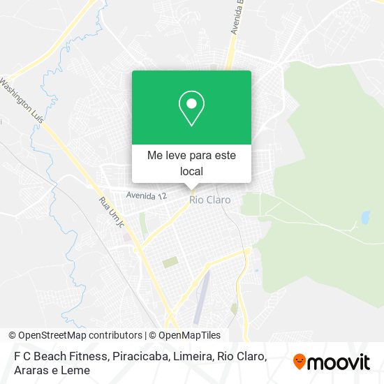 F C Beach Fitness mapa