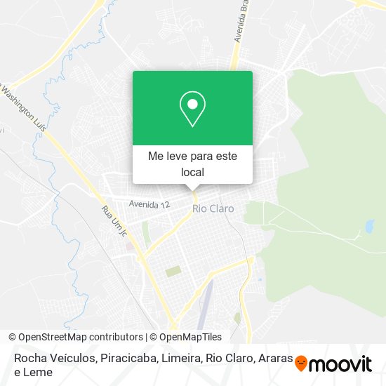 Rocha Veículos mapa
