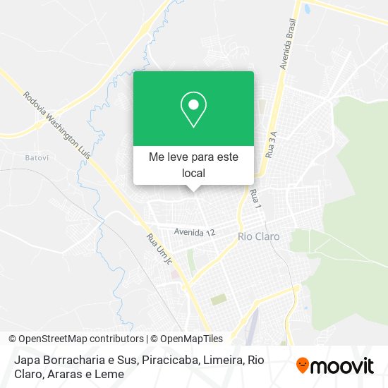 Japa Borracharia e Sus mapa