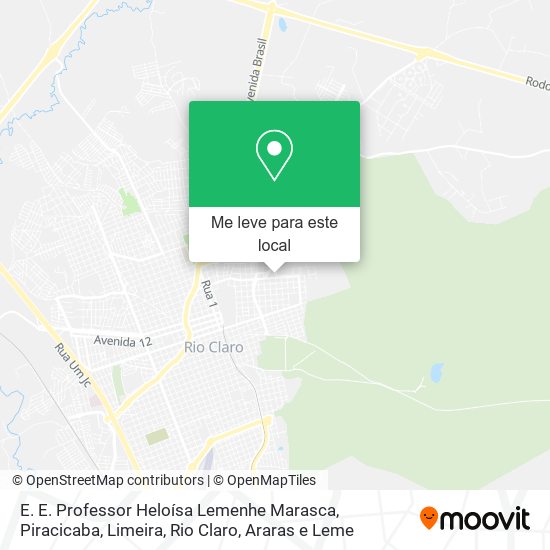 E. E. Professor Heloísa Lemenhe Marasca mapa
