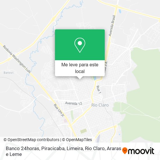 Banco 24horas mapa