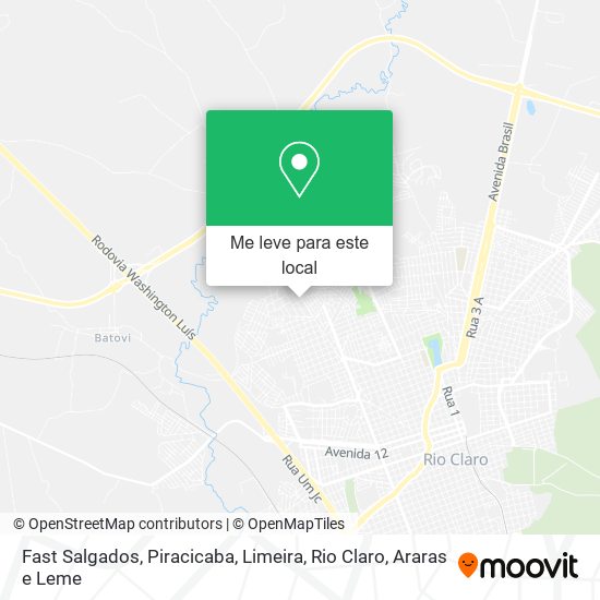 Fast Salgados mapa
