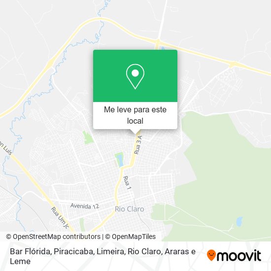 Bar Flórida mapa