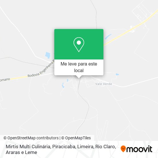 Mirtis Multi Culinária mapa