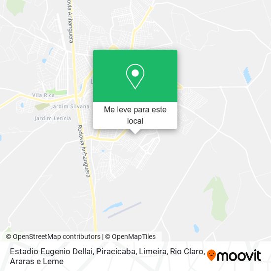 Estadio Eugenio Dellai mapa