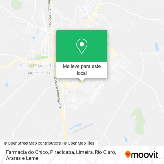 Farmacia do Chico mapa