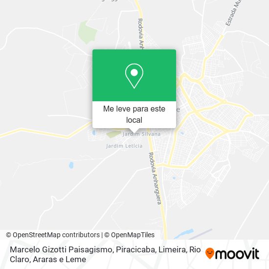 Marcelo Gizotti Paisagismo mapa