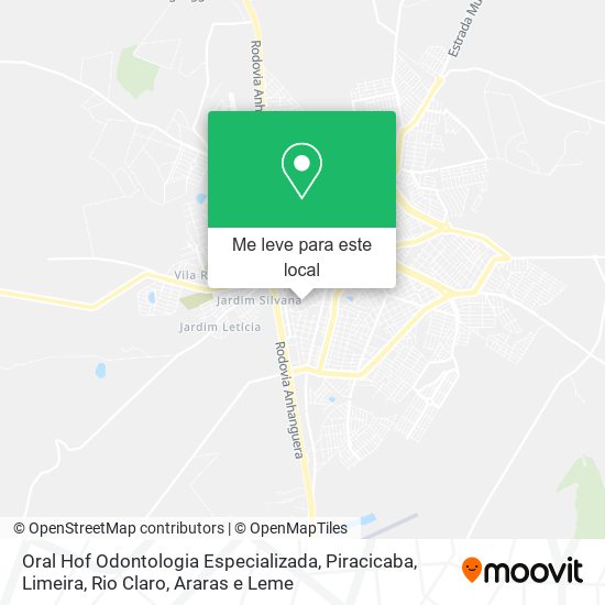 Oral Hof Odontologia Especializada mapa