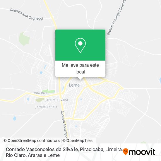 Conrado Vasconcelos da Silva le mapa