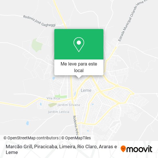 Marcão Grill mapa