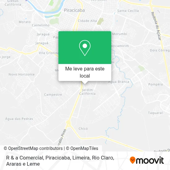 R & a Comercial mapa