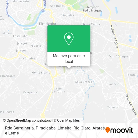 Rda Serralheria mapa