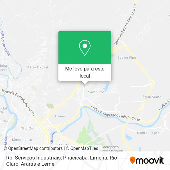Rbi Serviços Industriais mapa