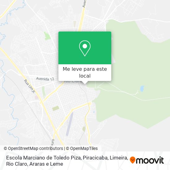 Escola Marciano de Toledo Piza mapa