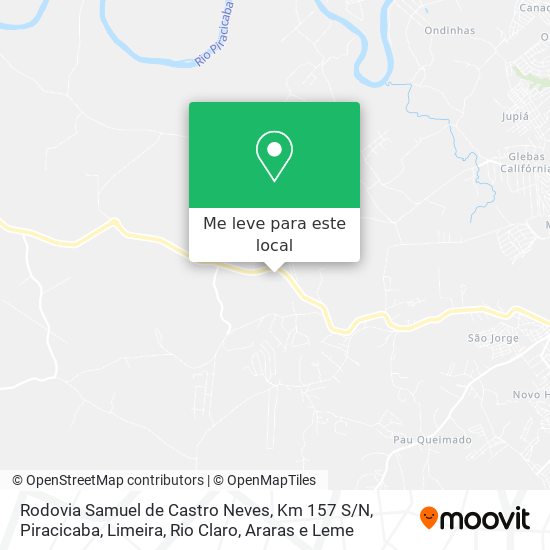 Rodovia Samuel de Castro Neves, Km 157 S / N mapa