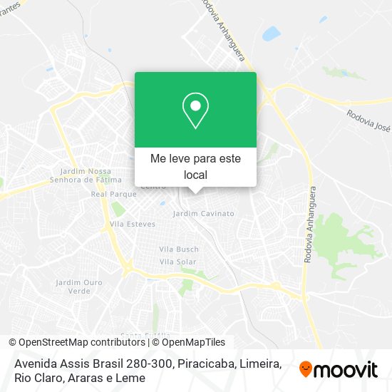 Avenida Assis Brasil 280-300 mapa