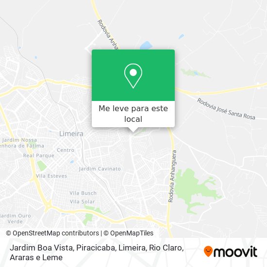 Jardim Boa Vista mapa