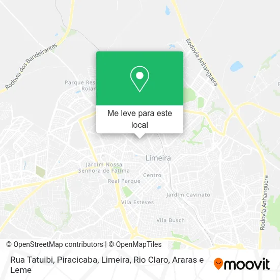 Rua Tatuibi mapa