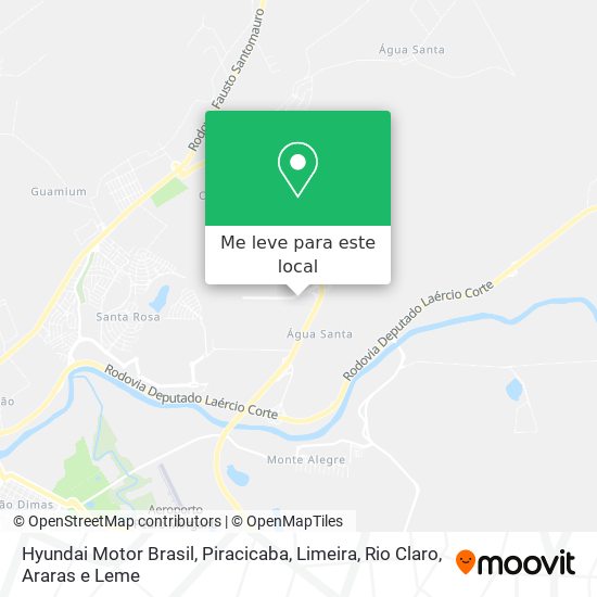 Hyundai Motor Brasil mapa