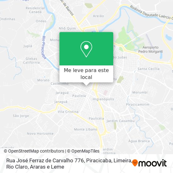 Rua José Ferraz de Carvalho 776 mapa