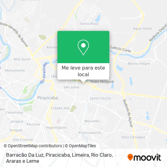 Barracão Da Luz mapa