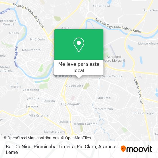 Bar Do Nico mapa
