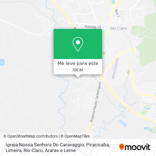 Igreja Nossa Senhora Do Caravaggio mapa