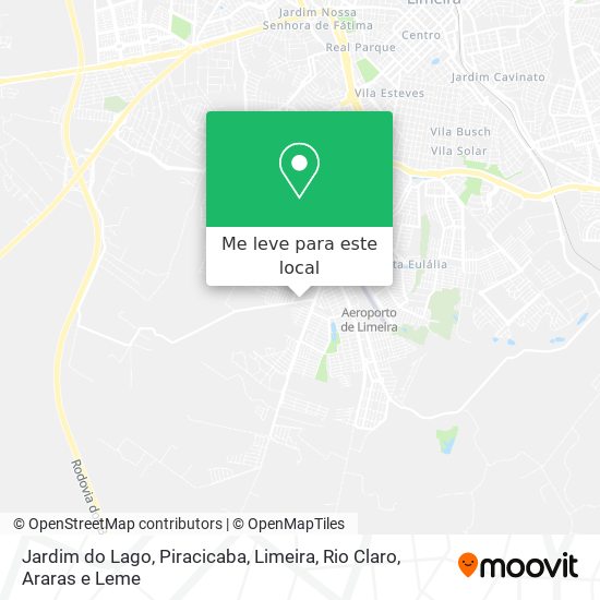 Jardim do Lago mapa