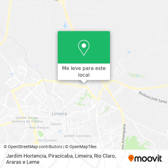 Jardim Hortencia mapa