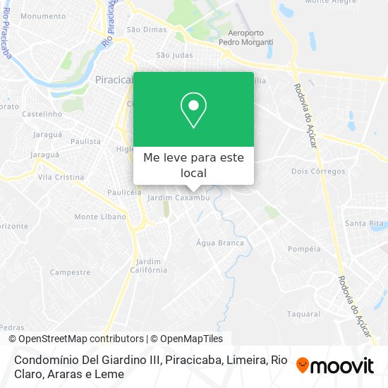 Condomínio Del Giardino III mapa