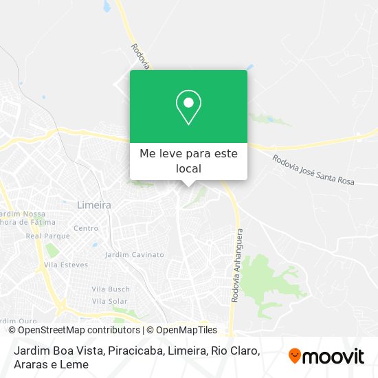 Jardim Boa Vista mapa
