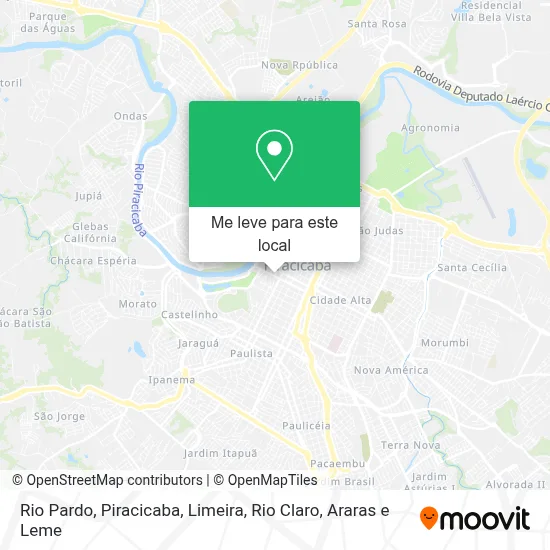 Rio Pardo mapa