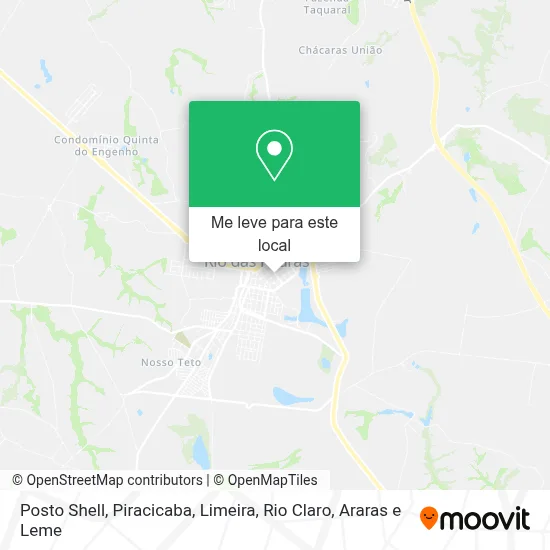 Posto Shell mapa