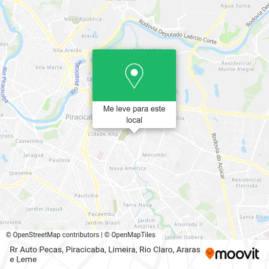 Rr Auto Pecas mapa
