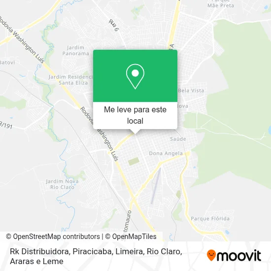 Rk Distribuidora mapa