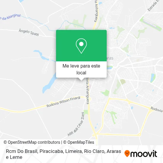 Rcm Do Brasil mapa