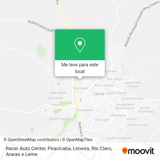 Racer Auto Center mapa
