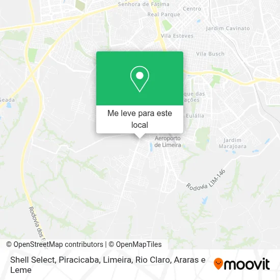 Shell Select mapa