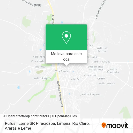 Rufus | Leme SP mapa