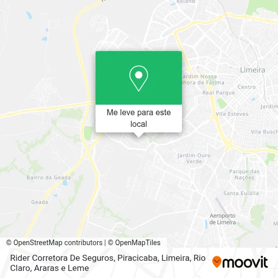 Rider Corretora De Seguros mapa