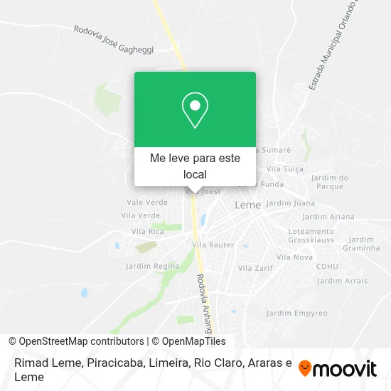 Rimad Leme mapa